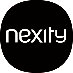 Logo nexity noir et blanc